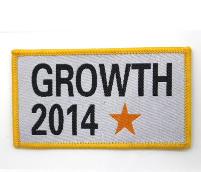 EB010 Custom logo pattern computer embroidery  online order  woven label manufacturer 45 degree